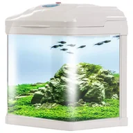 Akwaria i zestawy akwarystyczne - SUNSUN Pika-Pika AquaKids - akwarium 3l białe SUNSUN HR-180 WHITE - miniaturka - grafika 1
