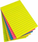 Etykiety samoprzylepne i bloki etykiet - Global Notes Sticky Notes Premium Summer, linjeret, 100x150 mm - 6 stk. - miniaturka - grafika 1