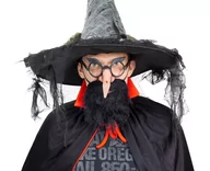 Dodatki do strojów karnawałowych - GoDan Okulary party "Nos Czarownicy" GODAN OKBJ-YH - miniaturka - grafika 1