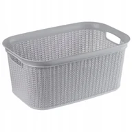 Kosze na bieliznę - Pojemnik na bieliznę i ubrania Finse 27L, jasnoszary - miniaturka - grafika 1