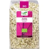 Płatki śniadaniowe i musli - Bio Planet SERIA RÓŻOWA (płatki, otręby, musli) PŁATKI OWSIANE BIO 600 g - BIO - miniaturka - grafika 1