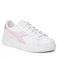 Sneakersy damskie - Sneakersy Diadora Game Step GS 101.177376-D0107 White / Metalized Pink - miniaturka - grafika 1
