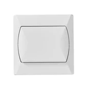 Wyłączniki światła i elektryczne - LEDart pojedynczy biały ŁP-1A/00 Akcent Ospel - miniaturka - grafika 1