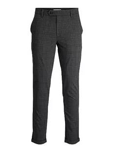 Bestseller A/S jpstmarco jconnor noos spodnie chinosy męskie, Concrete Grey/Checks: check, 33W / 34L - Spodnie męskie - miniaturka - grafika 1