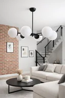 Lampy sufitowe - Nowoczesna lampa wisząca z kloszami ORBITA - miniaturka - grafika 1