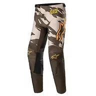 Odzież motocyklowa - ALPINESTAR Męskie spodnie Mx Crossho, wojskowy piasek moro, mandarynka, 32 EU - miniaturka - grafika 1