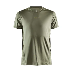 Męska Koszulka CRAFT ADV ESSENCE SS TEE M 1908753-664000 – Oliwkowy - Koszulki męskie - miniaturka - grafika 1
