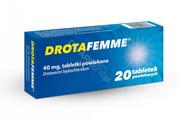 Leki przeciwbólowe - Sun-Farm Sp z o o Drotafemme 40mg 20 tabl.powl 3223841 - miniaturka - grafika 1