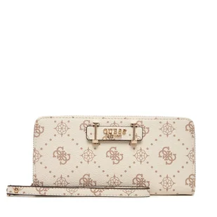 Duży Portfel Damski Guess Silia Slg SWGP98 90146 Écru - Portfele - miniaturka - grafika 1