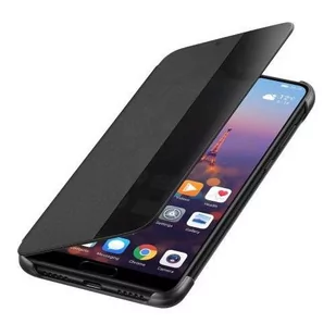 Huawei Smart View Flip Cover pokrowiec etui z klapką typu Smart Huawei P20 czarny (51992399) - Etui i futerały do telefonów - miniaturka - grafika 2