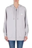Bluzy damskie - Armani Exchange Damska bluza z kapturem, zapinana na zamek błyskawiczny, bluza z kapturem z długimi rękawami, okucie, XS, Sprzęt, XS - miniaturka - grafika 1