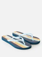 Klapki i japonki damskie - Rip Curl Japonki w kolorze granatowo-żółtym - miniaturka - grafika 1