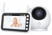 Elektroniczne nianie i monitory oddechu - ELEKTRONICZNA NIANIA KAMERA NA ŻYWO 720P HD MIKROFON 4,3cala TRYB NOCNY VOX - miniaturka - grafika 1