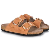 Klapki i japonki damskie - Klapki damskie Lee Cooper LCW-25-35-3485L LT BROWN 38 - miniaturka - grafika 1