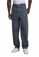 Spodnie męskie - URBAN CLASSICS JEANSY MĘSKIE PROSTE Z PRZETARCIAMI 32 J7A - miniaturka - grafika 1