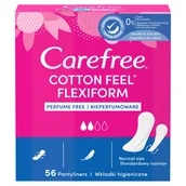 Wkładki higieniczne - Carefree - Cotton Feel Flexiform Wkładki higieniczne nieperfumowane - miniaturka - grafika 1