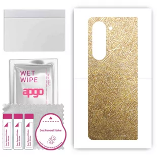 Folia naklejka skórka strukturalna na TYŁ do Samsung Galaxy Z Fold5 -  Tkanina Włókno - apgo SKINS - Szkła hartowane na telefon - miniaturka - grafika 1