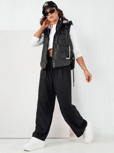 Kamizelka damska pikowana TREOS czarna Dstreet TY4218-M - Kamizelki damskie - miniaturka - grafika 1