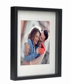 Ramki na zdjęcia - Ramka na zdjęcie 3D głęboka przestrzenna shadow box 28x35cm czarna BD Art - miniaturka - grafika 1