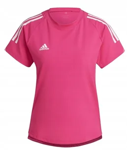 Adidas Koszulka Damska Różowa Sportowa Krótki Rękaw L Kta - Koszulki i topy damskie - miniaturka - grafika 1