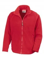 Bluzy męskie - Polar męski Horizon High rozpinany bez kaptura Czerwony r. 2XL - miniaturka - grafika 1
