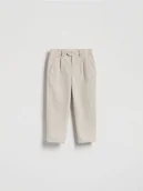 Spodenki dla niemowląt - Reserved - Eleganckie spodnie - beżowy - miniaturka - grafika 1