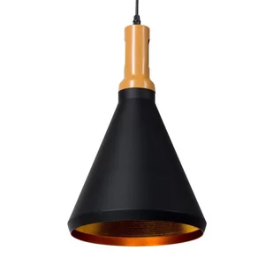 BLmeble Lampa wisząca czarno-złota Irene BLmeble - Lampy sufitowe - miniaturka - grafika 1