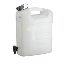Kanister na wodę 15 l z kranem polietylen 352x175x418 mm 21 165 - Akcesoria motoryzacyjne - miniaturka - grafika 1