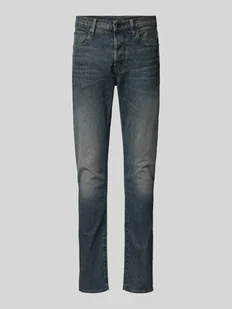 Jeansy o kroju slim fit z 5 kieszeniami - Spodnie męskie - miniaturka - grafika 1