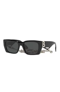 Burberry Okulary przeciwsłoneczne damskie kolor czarny - Okulary przeciwsłoneczne - miniaturka - grafika 1