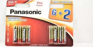 Panasonic Pro Power battery LR03PPG/8B 6+2 - Baterie i akcesoria - miniaturka - grafika 1
