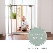 Zabezpieczenia dla dzieci - Hauck brama Clear Step Gate 2021 - miniaturka - grafika 1