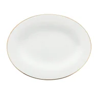 Miski i półmiski - Półmisek porcelanowy 36 cm NAOMI GOLD - miniaturka - grafika 1