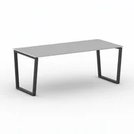 Stoły i stoliki do biura - B2B Partner Stół konferencyjny IMPRESS 2000 x 900 x 750 mm, szary 499431 - miniaturka - grafika 1