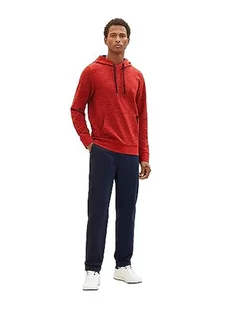 TOM TAILOR Bluza męska, 32436 - Velvet Red Soft Spacedye, M - Bluzy męskie - miniaturka - grafika 1