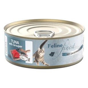 Porta 21 Feline Finest, 6 x 85 g - Tuńczyk z granikiem wielkim - Mokra karma dla kotów - miniaturka - grafika 1