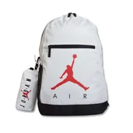 Plecaki - Plecak szkolny Air Jordan School Backpack White + Piórnik - 9B0503-001 - miniaturka - grafika 1