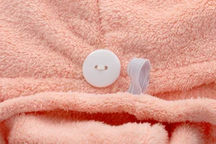 Turban 65 x 25 Ręcznik Mikrofibra Aki Morela - Pozostałe akcesoria do kąpieli i SPA - miniaturka - grafika 10