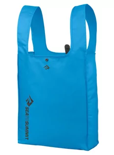 Torby męskie - Składana torba szoperka Sea To Summit Fold Flat Pocket Shopping Bag - blue - grafika 1