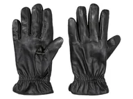 Rękawiczki sportowe męskie - LIVERGY® Rękawice skórzane męskie, z podszewką (Czarny/błyszczący, 9) - miniaturka - grafika 1