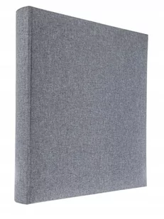 Album tradycyjny 100 stron czarnych Linen Grey - Albumy fotograficzne - miniaturka - grafika 1