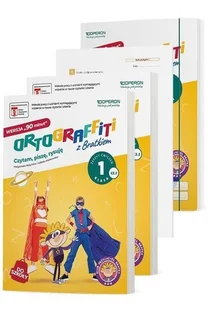 Ortograffiti z Bratkiem 1. Wersja 90 minut - Izabela Mańkowska, Małgorzata Rożyńska - Podręczniki dla szkół podstawowych - miniaturka - grafika 1