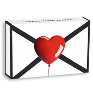 Zestawy upominkowe - Gotowy zestaw prezentowy „Love Message“ kawa aromatyzowana PREMIUM różne smaki 14 szt. prezent upominek na walentynki rocznicę dla zakochanych dziew.. - miniaturka - grafika 1