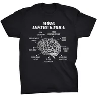 Koszulki męskie - Koszulka T-shirt Mózg Instruktora Śmieszny Prezent na Święta Urodziny - miniaturka - grafika 1