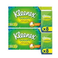 Apteczki i materiały opatrunkowe - Kleenex, Chusteczki higieniczne Balsam, 2x8szt - miniaturka - grafika 1