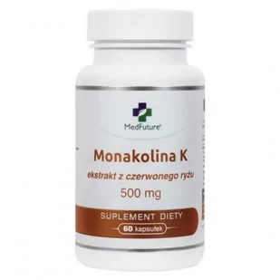 Monakolina K 500 mg (ekstrakt z czerwonego ryżu) x 60 kaps (Medfuture) - Witaminy i minerały - miniaturka - grafika 1