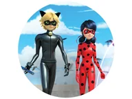 Ciasta i półprodukty do ciast - Dekoracyjny opłatek tortowy Miraculum - 20 cm - miniaturka - grafika 1