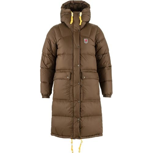 FJALLRAVEN 86126-299 Expedition Long Down Parka W Kurtka damska Dark Oak Rozmiar XXS