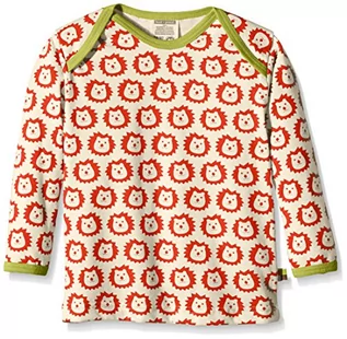Bluzy dla dziewczynek - loud + proud Bluza dziecięca uniseks, czerwony (Sunrise Su), 74/80 cm - grafika 1