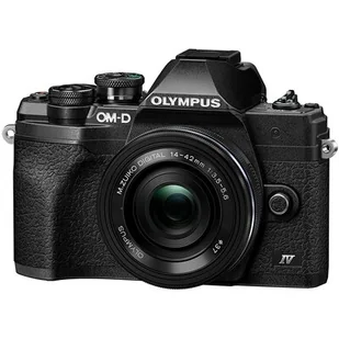 Olympus OM-D E-M10 Mark IV + 14-42 EZ Czarny - Aparaty Cyfrowe - miniaturka - grafika 1